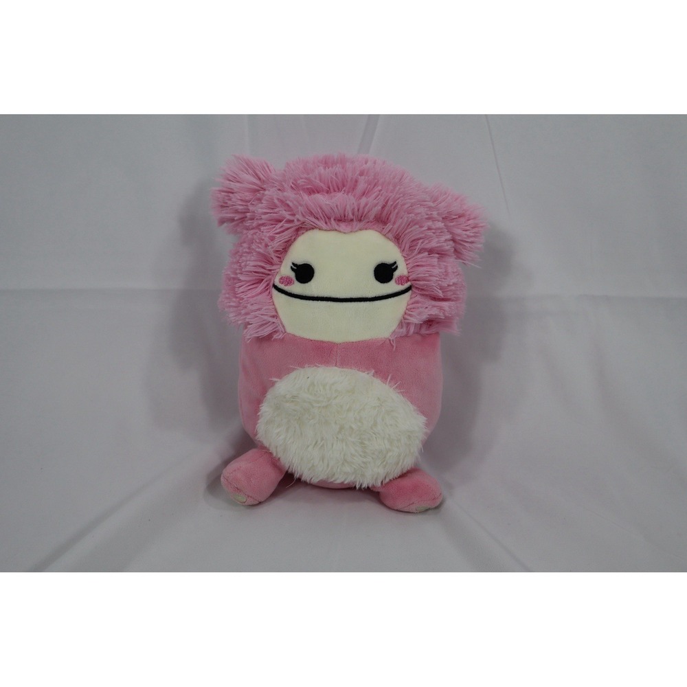 Squishmallows Brina the Bigfoot 8 Inch Pink Plush Kellytoy Stuffed Animal Toy